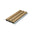 Acoustic slats wall panel - sample - DecorMania.eu