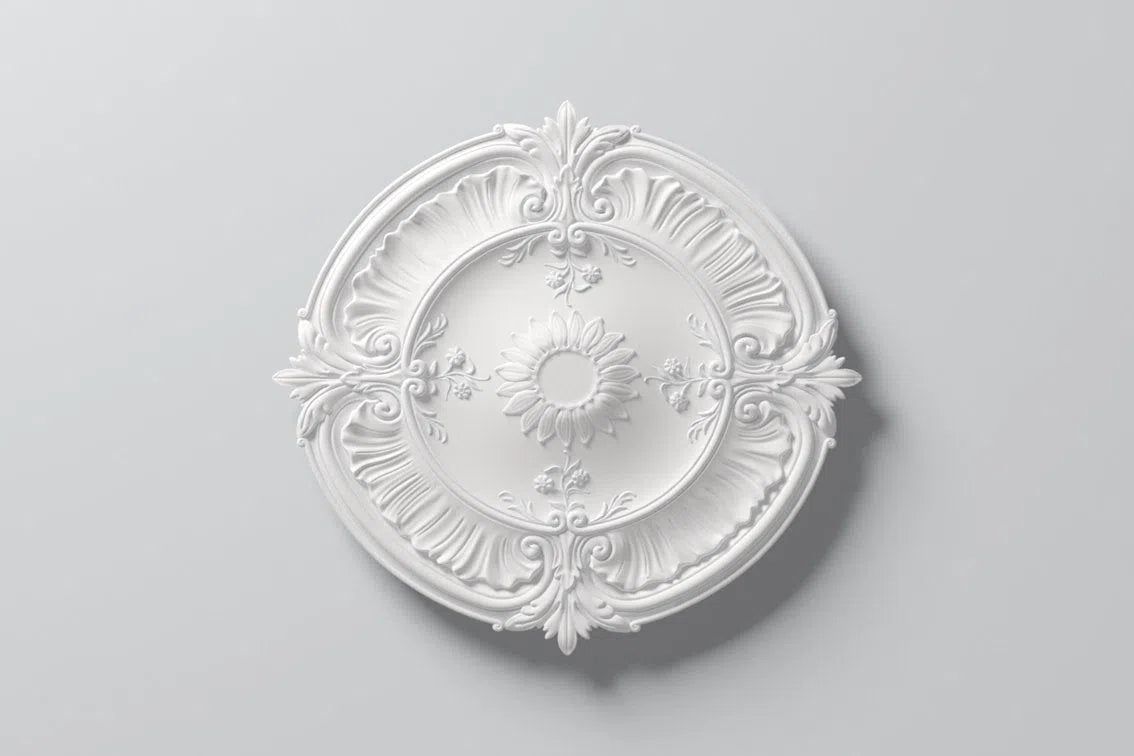 LAURA (R24) ARSTYL® CEILING ROSE - DecorMania.eu